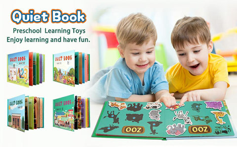 Montessori Busy Book for Kids to Develop Learning Skills--beoey.com