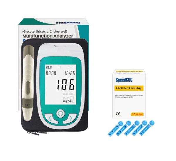Cholesterol Home Test Kit 3 In 1 Monitor Set