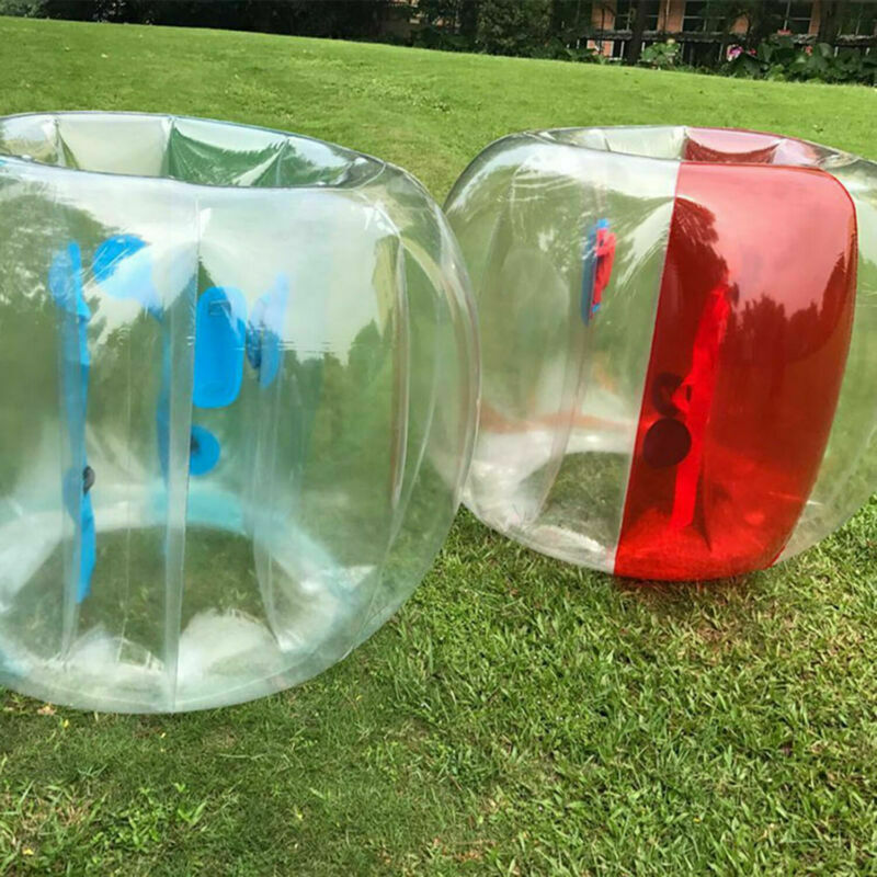 Image 81 - 2PCS Inflatable Bumper Ball Red PVC Body Zorb Ball Bubble Football Soccer Game