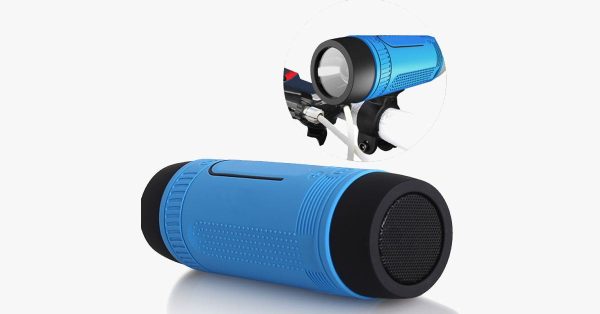 Waterproof Bluetooth Speaker For Bike With Led Light Take Your Favorite Music Everywhere