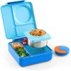 Bento Box For Kids Insulated Bento Lunch Box With Leak Proof Thermos Food Jar 3 Compartments