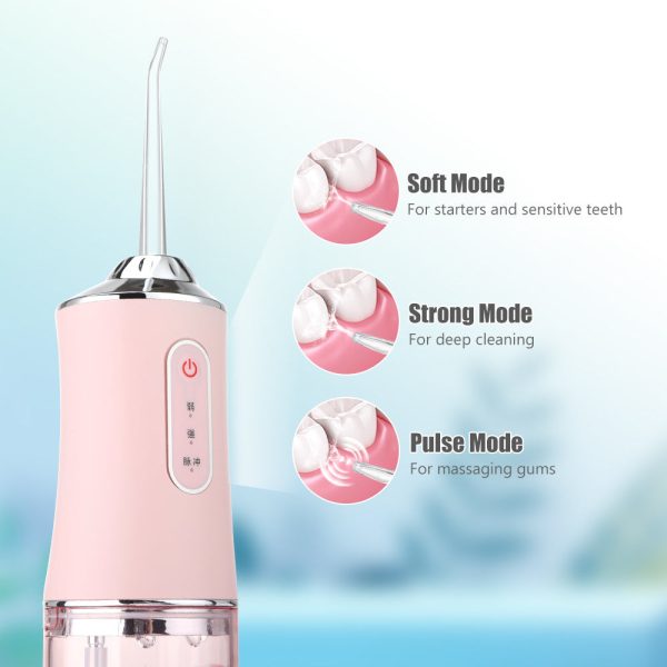 Cordless Water Flosser Teeth Cleaner Portable Oral Irrigator Dental Shower