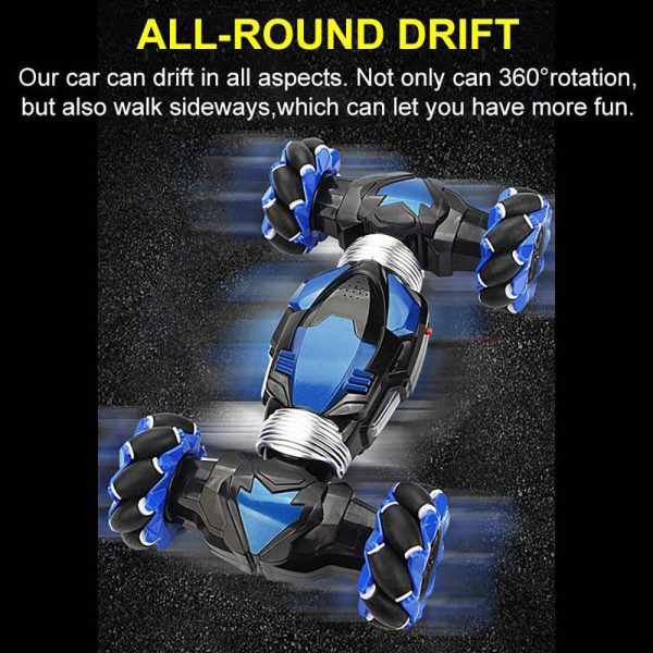 Remote Control Stunt Car Dual Control Mode Twisting And Climbing Vehicle Toy With Lights