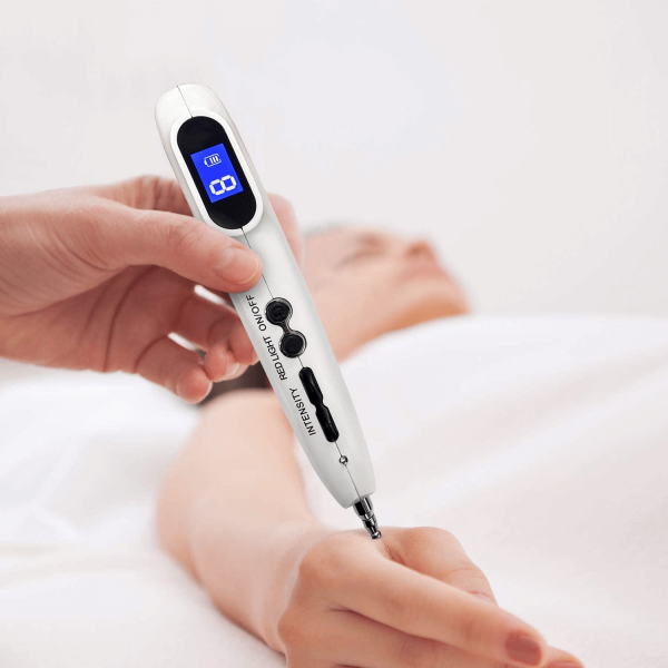 Handheld Acupoint Pen With 9 Level Digital Display Pain Relief Therapy Massage And Meridian Energy