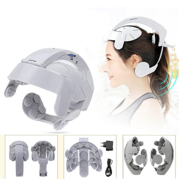 Electric Head Massage Helmet Head Scalp Relax Device