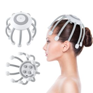 Electric Octopus Claw Scalp Massager Head Scratcher 4 Vibration Modes