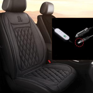 Heated Seat Cushion Cover 12V 24V Truck Heater Protector Heating Pad