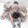 Elephant Stuffed Animal Plush Toy Baby Pillow