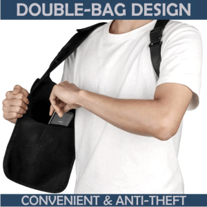 Hidden Slinger Anti Theft Concealed Underarm Storage Bag For Travel