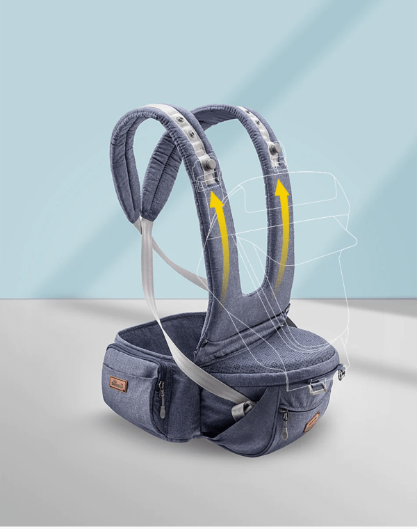 Front Facing Baby Carrier With Hipseat For Travel