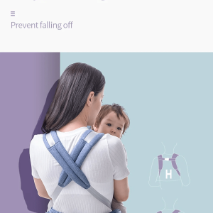 Front Facing Baby Carrier With Hipseat For Travel