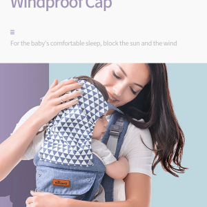 Front Facing Baby Carrier With Hipseat For Travel