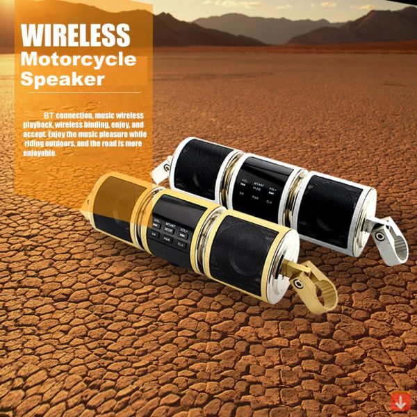 Loudest Waterproof Bluetooth Motorcycle Speaker