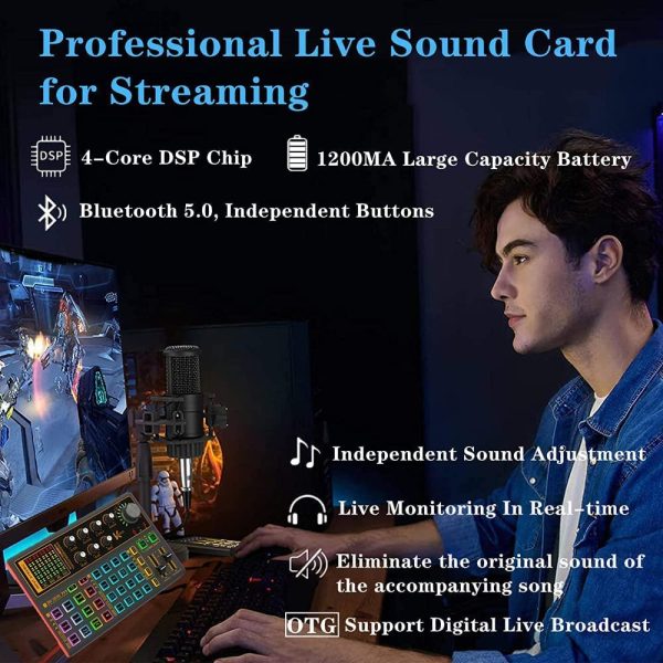 Voice Changer Live Board Sound Mixer Multiple Effects Streaming And Recording