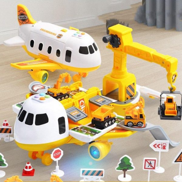 Extra Large Airplane Vehicle Play Sets Police Construction Or Fireman Toys