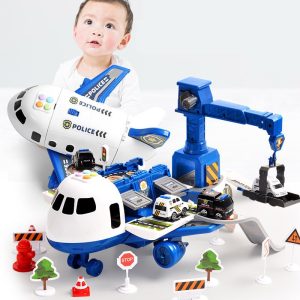 Extra Large Airplane Vehicle Play Sets Police Construction Or Fireman Toys