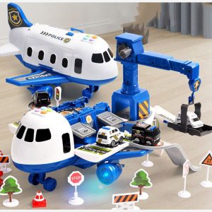 Extra Large Airplane Vehicle Play Sets Police Construction Or Fireman Toys