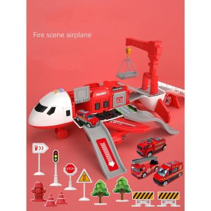 Extra Large Airplane Vehicle Play Sets Police Construction Or Fireman Toys