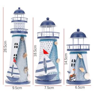 Oceanica Led Lighthouse Lantern Nightlight