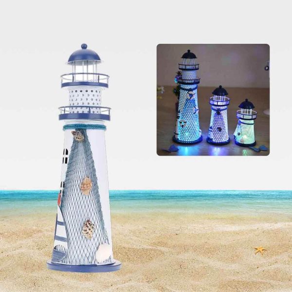 Oceanica Led Lighthouse Lantern Nightlight