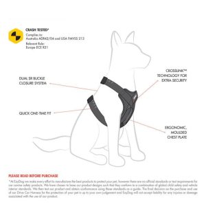 Travel Dog Car Harness Premium Vehicle Restraint Vest For Protection And Comfort