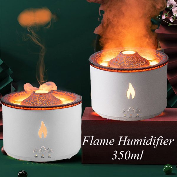 New Creative Ultrasonic Essential Oil Humidifier Volcano Aromatherapy Machine Spray Jellyfish Air