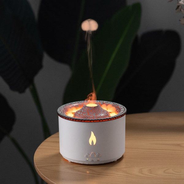 New Creative Ultrasonic Essential Oil Humidifier Volcano Aromatherapy Machine Spray Jellyfish Air