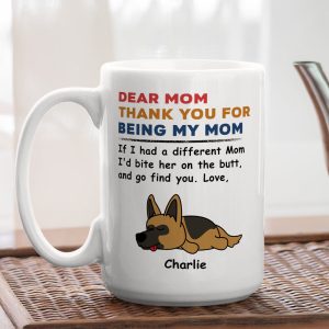 Bite Her Butt - Personalized Custom Coffee Mug