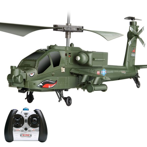 Fighter Anti Fall Remote Control Helicopter Drone Apache Aircraft Toy