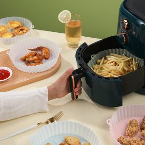 Reusable Air Fryer Silicone Baking Tray 18Cm