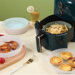 Reusable Air Fryer Silicone Baking Tray 18Cm