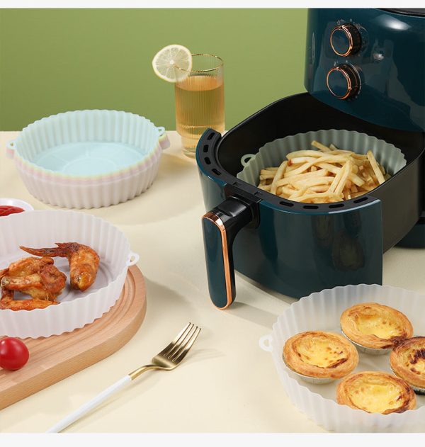 Reusable Air Fryer Silicone Baking Tray 18Cm