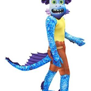 Luca Costume Unisex Halloween Jumpsuit Tail Outfit Cosplay Sea Monster For Kids