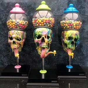 Skull Bubble Gum Machine