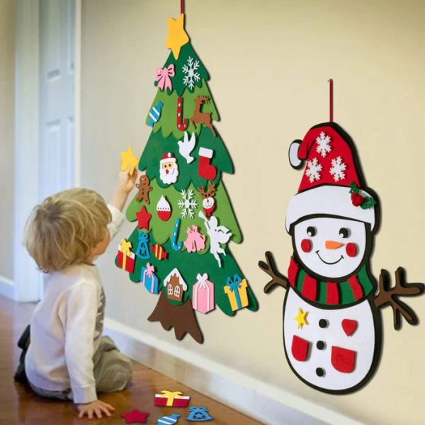 Diy Felt Christmas Tree Set