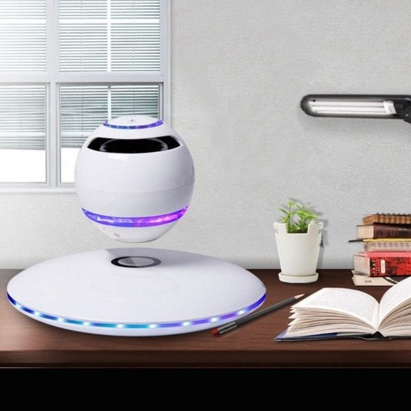 Magnetic Levitating Bluetooth Speaker With Colorful Lights