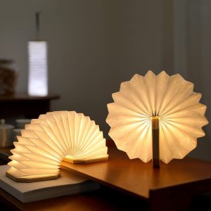 Accordion Lamp Portable Magnetic Usb Rechargeable Smart Folding Lamp