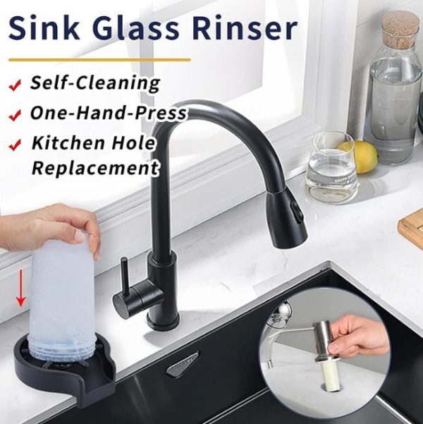 Glass Rinser For Sink Automatic Glass Washer For Kitchen And Bar