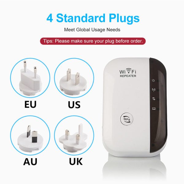 Wifi Repeater Wifi Extender 300Mbps Amplifier Wifi Booster