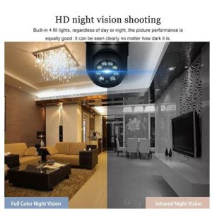 5G Wifi E27 Bulb Surveillance Camera Night Vision