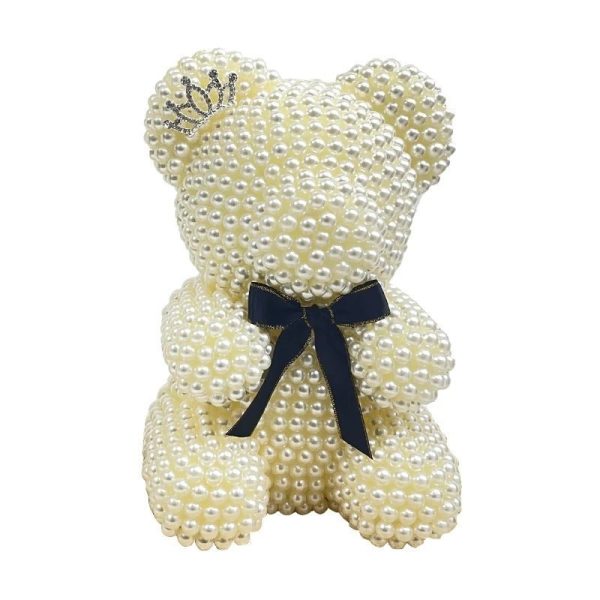 Medium Pearl Teddy Bear Fashion Valentine S Day Gift 25Cm Pearl Bear Artificial Decoration