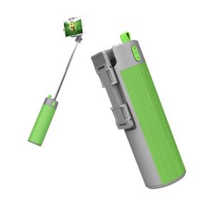 Multifunctional Wireless Speaker Power Bank Selfie Stick And Phone Mount 5 In 1 Mini Wireless