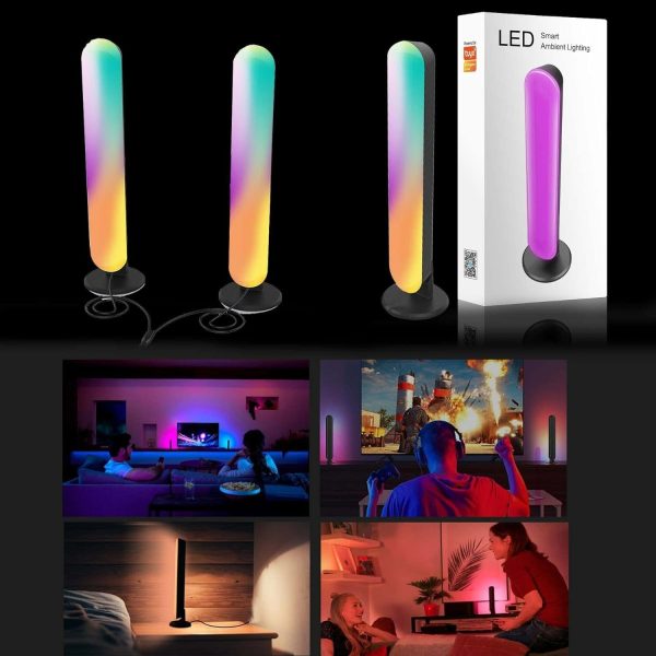 Smart Wifi Ir Music Light Gaming Light Bar For Tv Movies Pc And Room
