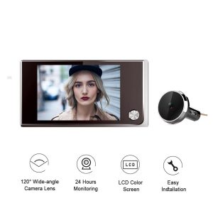 Video Doorbell 120 Degree Viewer - Safety Doorbell