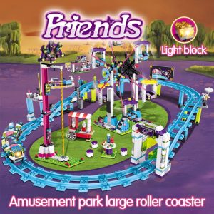 Compatible Friends Amusement Park With Roller Coaster