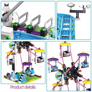 Compatible Friends Amusement Park With Roller Coaster