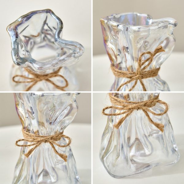 Glass Vase = Home Decoration L Dried Flower Vase