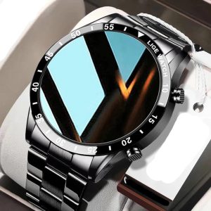 Full Circle Touch Screen Steel Band Luxury Bluetooth Smart Watch