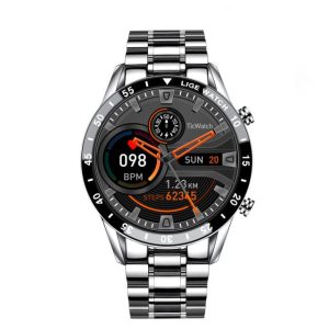 Full Circle Touch Screen Steel Band Luxury Bluetooth Smart Watch