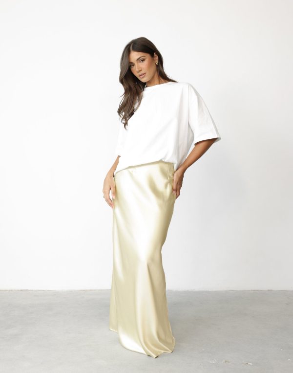 Sincerity Lemon Maxi Skirt